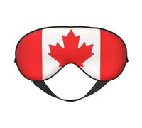 Canadian Flag Print Eye Mask,Silk-Like Sleep Mask,Night Sleeping Mask for Men Women,for Sleep Relaxation