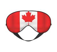 Canadian Flag Print Sleeping Eye Cover Eyeshade for Men Women Plane Travel Nap Night Sleeping