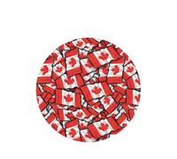 Canadian Flag Printing 10 Pcs Car Air Freshener Fragrant Sheets,Car Hanging Accessories With Strings For Decor
