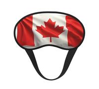 Canadian Flag Sleep Eye Mask, Soft & Comfortable for Men, Women, Comfortable Sleep Mask