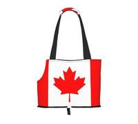 Canadian flag Small pet carrier suitable for shopping malls airplanes buses and subways