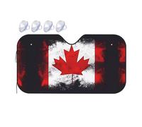 Canadian Flag Small Printed car Front Windshield Sunshade - car Window Sunshade, Quick Cooling 15â„ƒ