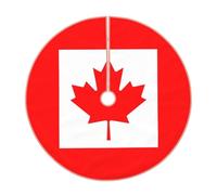 Canadian flag Tree skirt, Christmas family gatherings, indoor and outdoor decorations for Christmas trees