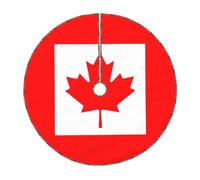 Canadian flag Tree skirt, Christmas family gatherings, indoor and outdoor decorations for Christmas trees