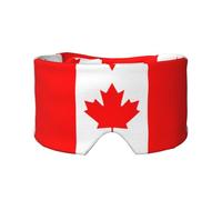 Canadian Flag Unisex Side Sleeping Headband, Sleeping Eye Mask and Ear Muffs, (26.8 * 4.3 inches), Indoor and Outdoor Travel Yoga Adjustable Comfort Eye and Ear Muffs,