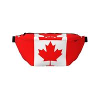 Canadian flag Versatile Running Waist Pack Lightweight Breathable and Adjustable for Travel Cycling and Everyday Use