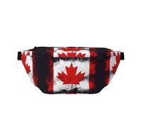 Canadian flag Versatile Running Waist Pack Lightweight Breathable and Adjustable for Travel Cycling and Everyday Use