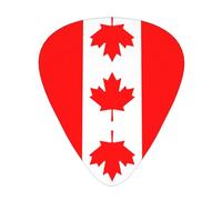 Canadian flag Wear-resistant guitar picks for guitar, bass, electric guitar, ukulele, thin, medium, heavy, 12-piece guitar picks