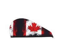 Canadian flagShower Cap:good water absorption performance and is suitable for fairies with all kinds of hair types