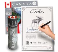 Canadian Gifts | Real Piece of Canada | Highly Unique Gift idea | Blank Certificate to Write in The Name of Your Choice | for Women, Men, Birthday, Anniversary, Wedding