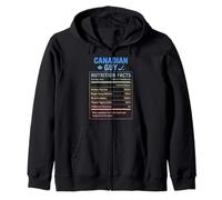Canadian Guy Men and Boys with Canadian Roots Zip Hoodie