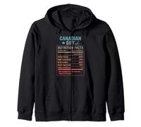 Canadian Guy Men and Boys with Canadian Roots Zip Hoodie