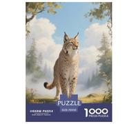 Canadian Lberian 1000 Piece Jigsaw Puzzles for Adults with Extra Fun Challenges Jigsaw Puzzle Animal Home Decoration for The Whole Family 70x50cm/1000pcs