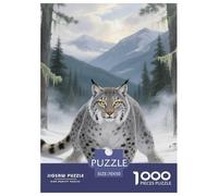 Canadian Lberian 1000 Piece Puzzle Games for Adults with Extra Fun Challenges Jigsaw Puzzle Animal Home Decoration for Adults Gifts 70x50cm/1000pcs