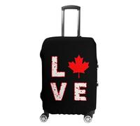 Canadian Lover Canada Love Luggage Cover Washable Suitcase Protector Anti-Scratch Suitcase Covers Fits 18-32 Inch S