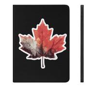 Canadian Maple Leaf Printed Tablet Case with Pencil Holder Unisex Slim TPU Protective Cover Compatible with iPad 2020/Pro 2020/Pro 2021/Air4/Air5