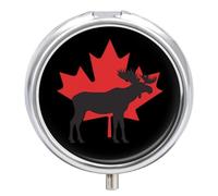 Canadian Moose Pill Case 3 Compartment Pillbox