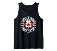 Canadian Patriot Irish Temper Funny Canada Ireland Flag Tank Top