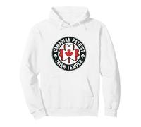 Canadian Patriot Irish Temper Funny Canada Ireland Shamrock Pullover Hoodie