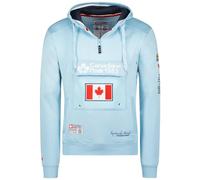 Canadian Peak Galapagos Men - Sweat Homme Capuche Poche Kangourou - Vêtement Sweatshirt Hoody Chaud Manches Longues - Pull Hommes Printemps Ete Automne Hiver (Bleu Ciel XL)