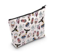 Canadian Rock Band Music Makeup Bag Post Hardcore Fan Memorial Merch Cosmetic Bag Pop Punk Lyric Gift for Her BFF (Call IT Karma)
