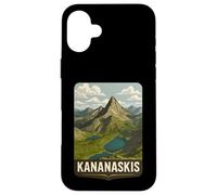 Canadian Rockies Kananaskis Smutwood Mountain Vintage Art Case for iPhone 16 Plus
