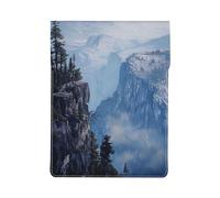 Canadian Smokey Mountain Cliff Printed Laptop Sleeve Bag 13-Inch - Leather Laptop Sleeve Case Shockproof Protective Computer Cover Bag