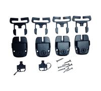 Canadian Spa Company 4-Piece Spa Hot Tub Cover Latch And Lock Kit, Including Key And Screws, Strap Buckle Sliding Locks, Hot Tub Cover Repair Kit
