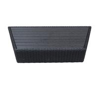 Canadian Spa Company Black Rattan Octagonal Steps (D)58Cm (H)20Cm
