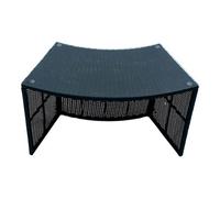 Canadian Spa Company Rattan Effect Black Round Table