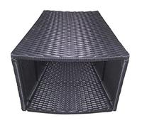 Canadian Spa Company Rattan Effect Brown Round Side Table
