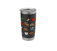 Canadian Symbol Canada Day Trip Maple Leaf Moose Souvenir Stainless Steel Insulated Tumbler