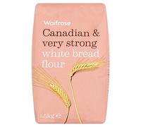 Canadian Very Strong White Bread Flour Waitrose 1.5kg