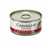 Canagan Grain Free Chicken with Beef Cat Food Mini Tin - Size: 75g