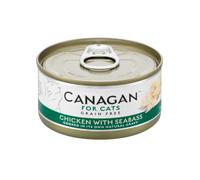 Canagan Grain Free Chicken with Seabass Cat Food Mini Tin - Size: 75g