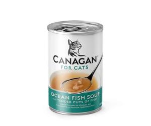 Canagan Ocean Fish, with Tender Cuts of Fish Soup For Cats (12 x 140g Cans)