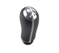 CANAKMUMBB Car Gear Knob Gear Shift Knob Stick Lever Head Handball Gaiter Boot Case Callor for Kangoo 2009 for Megane II 2002-2009 Car Gear Shift Knob(A-White Thread)