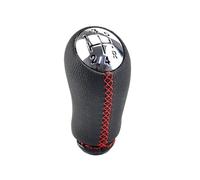 CANAKMUMBB Car Gear Knob Gear Shift Knob Stick Lever Head Handball Gaiter Boot Case Callor for Kangoo 2009 for Megane II 2002-2009 Car Gear Shift Knob(A-Red Thread)