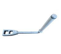 Canal Boat Windlass Double Head Lock Gate Key - Rotating Handle - British Waterways Lock Key Handle