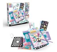 Canal Toys - Art Lab - Watercolour Studio - Children Watercolour Kit with 8 Paints to Create 15 Colours, 15 Sheets of Paper, Stencils and Tools - Creative Set and Arts Activity for Children 6 Years+