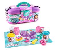 Canal Toys - Gabby & Magic House Modeling Clay Set - Age 3+, Includes 4 Cans, 4 Figures, 1 Syringe, 1 Play Mat, 1 Storage Case