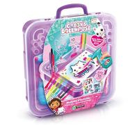 Canal Toys Gabby's Dollhouse Activity Case with Electronic Spray, Stencils and Markers, Violet (GAB024)
