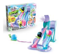 Canal Toys Go Gooey Slimy Race Set - Snail Racing Slime Track with 2 Slides, 2 Snails & Slime - Squeeze Shells to Slurp, Suck & Trail Goo - Fun Sensory Racing Toy for Kids 6+