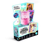 Canal Toys Music Creator Mini Speaker - Portable Wireless LED Speaker | Customisable 3W Mini Speaker with Colour-Changing Lights, Stickers, Marker, Keychain Clip and USB-C Rechargeable Battery