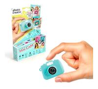 Canal Toys - Photo Creator - Mini Cam' Digital Camera and Video - Original - with Key Ring and 1GB SD Card Included - CLK 058, Turquoise