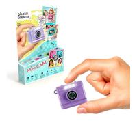 Canal Toys - Photo Creator - Mini Cam' Digital Camera and Video - Vintage - with Keyring and 1GB SD Card Included - CLK 063, Purple