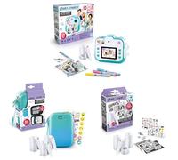 Canal Toys - Photo Creator Pack - 3-in-1 Instant Print Camera with 10 Thermal Paper Refills, Protective Case, and Stickers - Capture, Personalize, and Share Memories for Kids Aged 6+