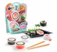 Canal Toys - So Slime Sushi Slime Kit - DIY for Children from 6 Years - 3 Slime Pots for Kneading & Squishen - Mini Chopsticks + Serving Tray - Sprinkles, Decoration & Stickers - Sensory Toy - SSC414