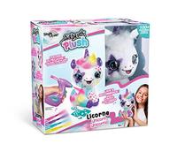 Canal Toys - Unicorn to Customise Airbrush Plush - Soft Toy Spray Art with Felt-Tip Pens and Stencils - 6 Years and Above - OFG 228