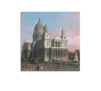 Canaletto Painter Works (ST Pauls Cathedral) Art Posters Picture Canvas Wall Paint Arts Decor Modern Home Artworks 24x24inch(60x60cm)